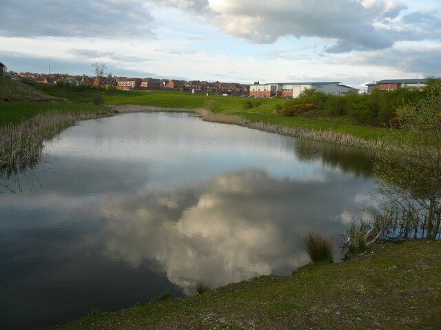 Barlborough - View across Lake near Links