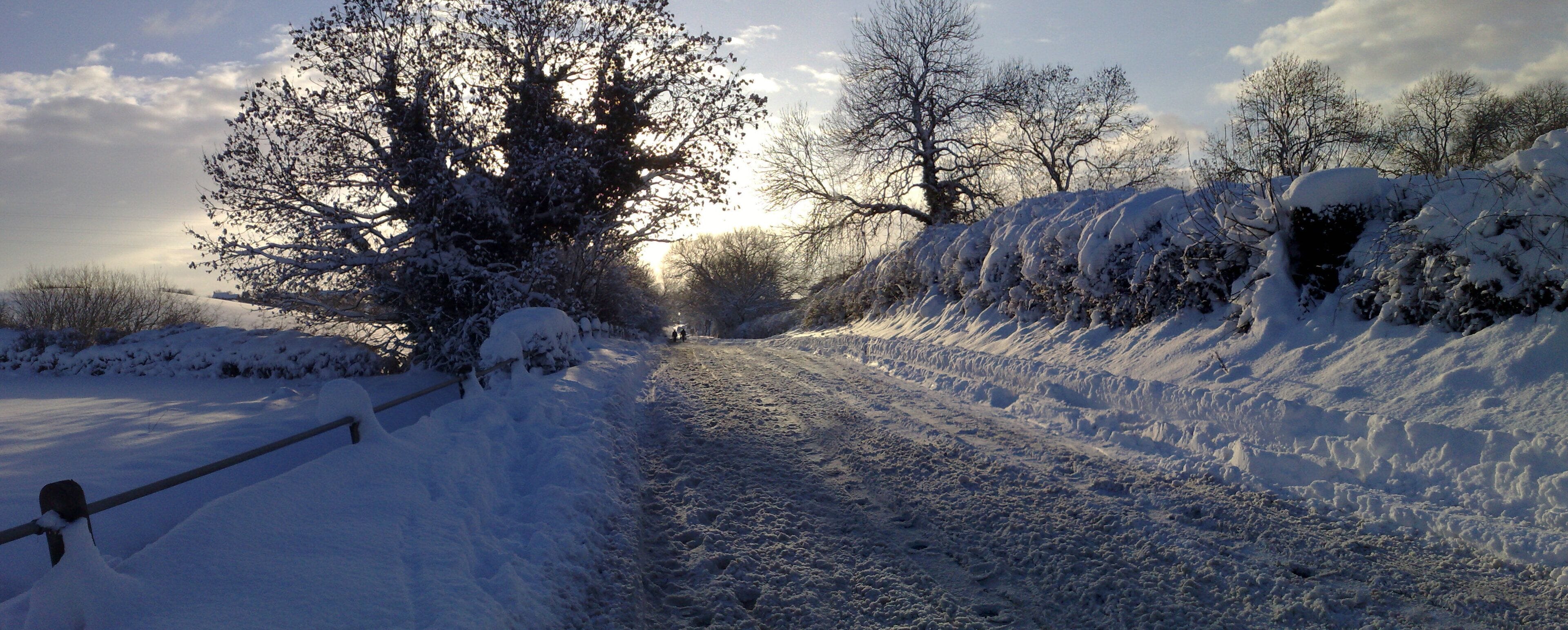 low road looking towards stanfree,nov 2010.
