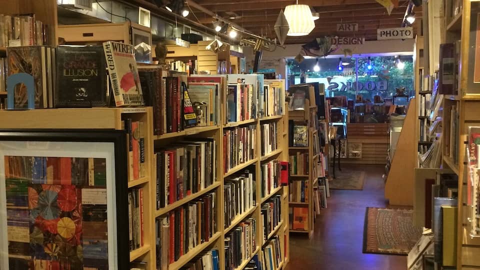 This independent bookstore is one of a kind. The setting is relaxed and the staff knowledgeable. Pick up a quirky genre find or a classic first edition, flip through the art posters and prints, and spend an enjoyable hour or two lost in the cozy shelving. You'll have a hard time leaving with just one special item.