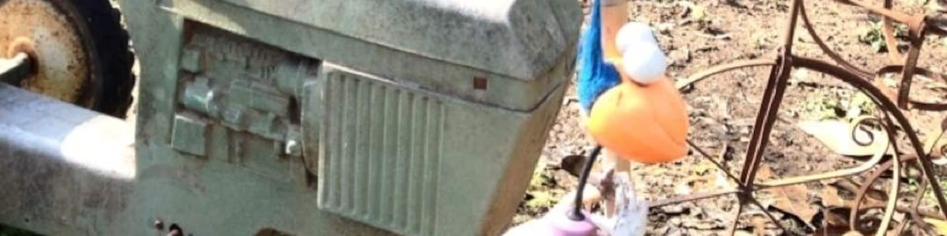 Babypitchfork Tractorart. #troverATX