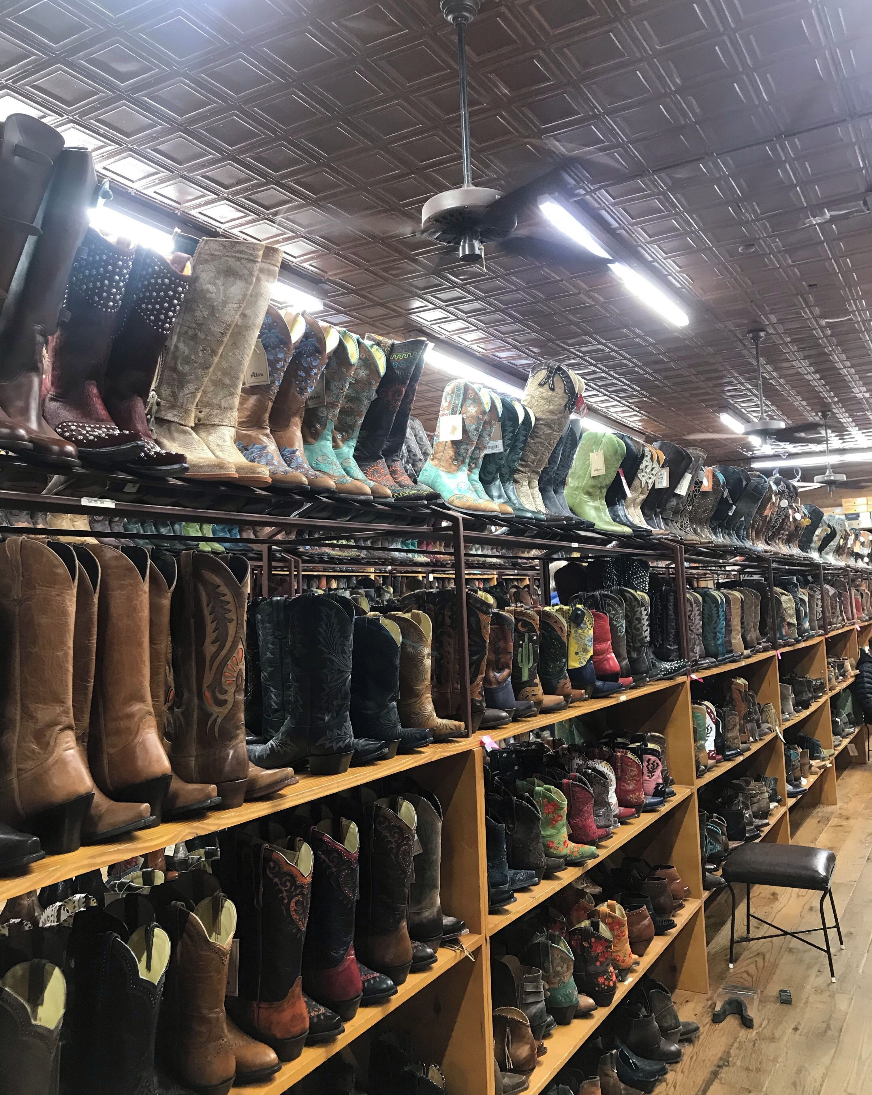 Allen’s Boots👢 most cowboy boots I’ve seen in my life!