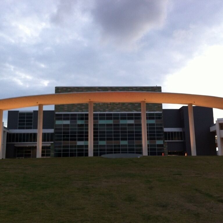 Performing Arts center built entirely of recycled materials