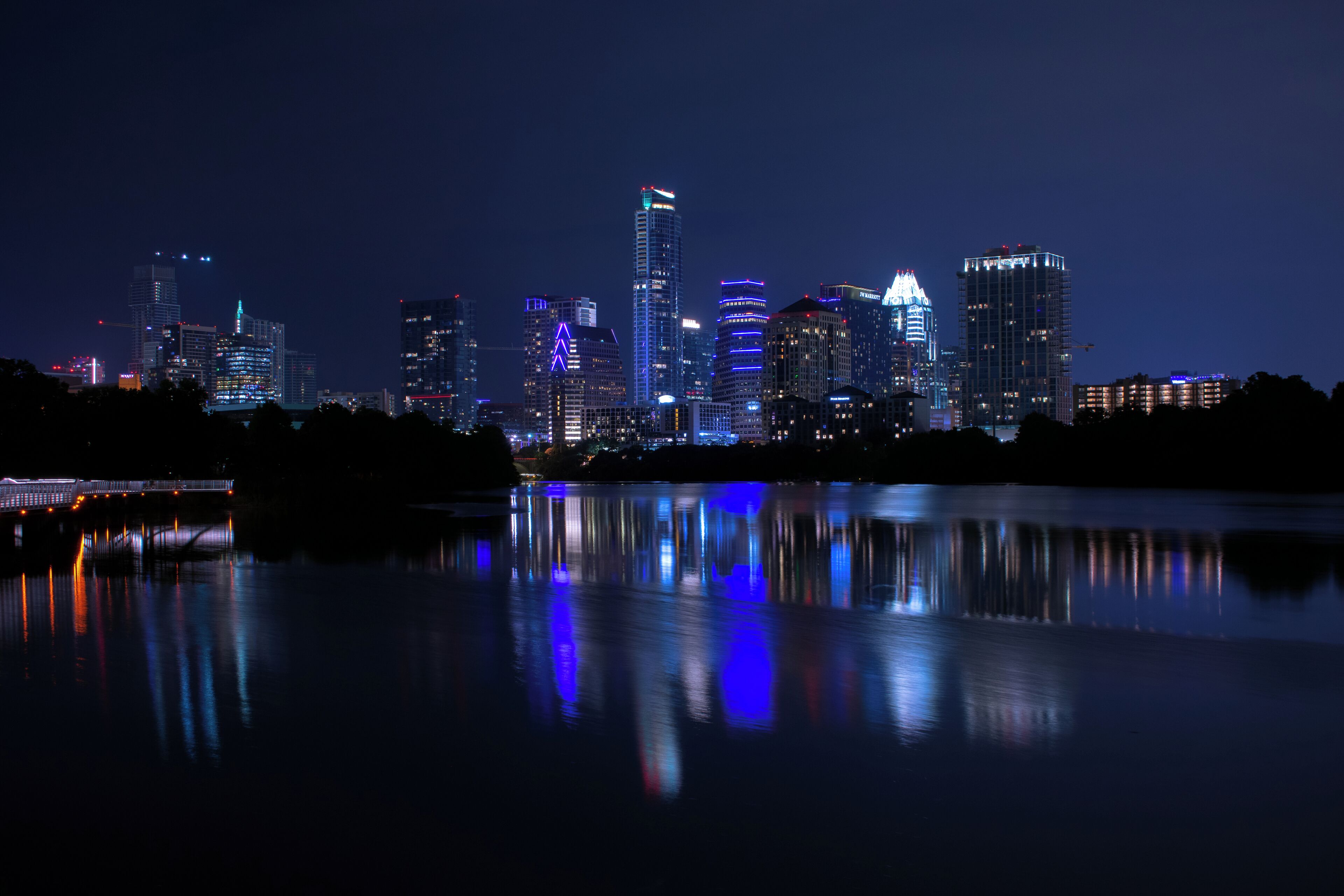 I'm glad I was able to capture this shot of the place that now just means so much more! #Austin #Texas #Cityscape #Skyline #NightPhotography #Nikon #D3400