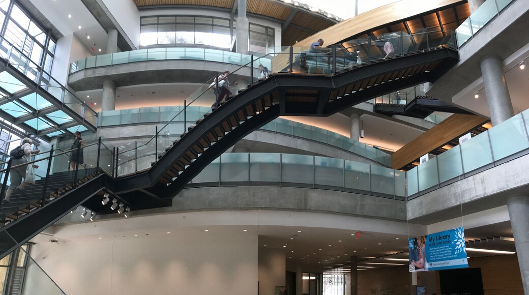 The staircases are all over the place here. Love it :)