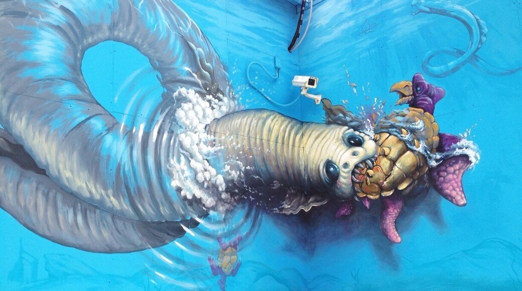 Eye-popping 3-D mural on 183 near Braker.