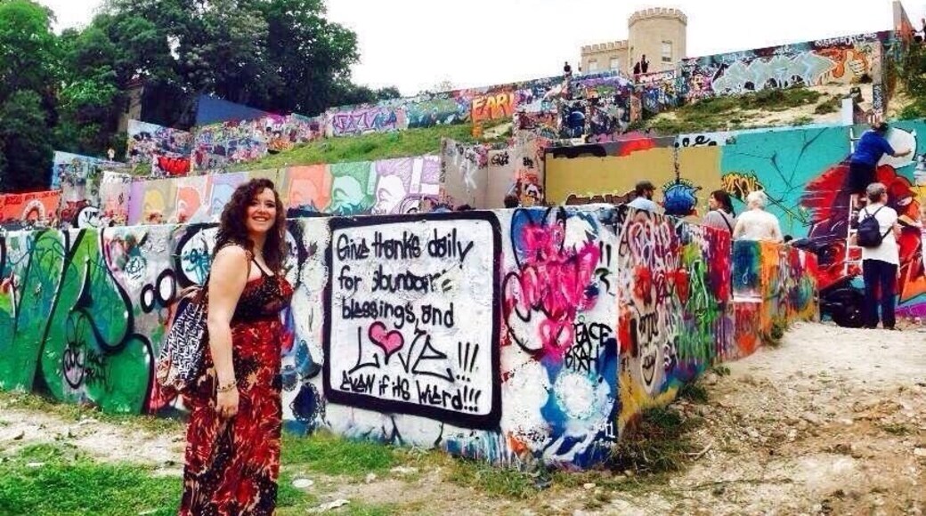 This Austin favorite is famous for its graffiti art. Walls upon walls covered in art work ranging from professionals to anyone with a paint can. Open art expression at its best :)