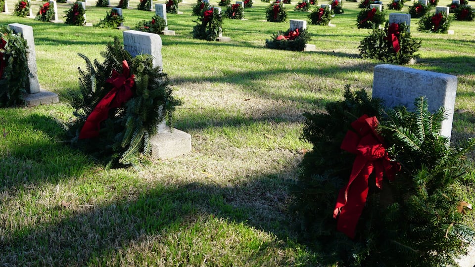 Wreaths Across America at Texas State Cemetery.