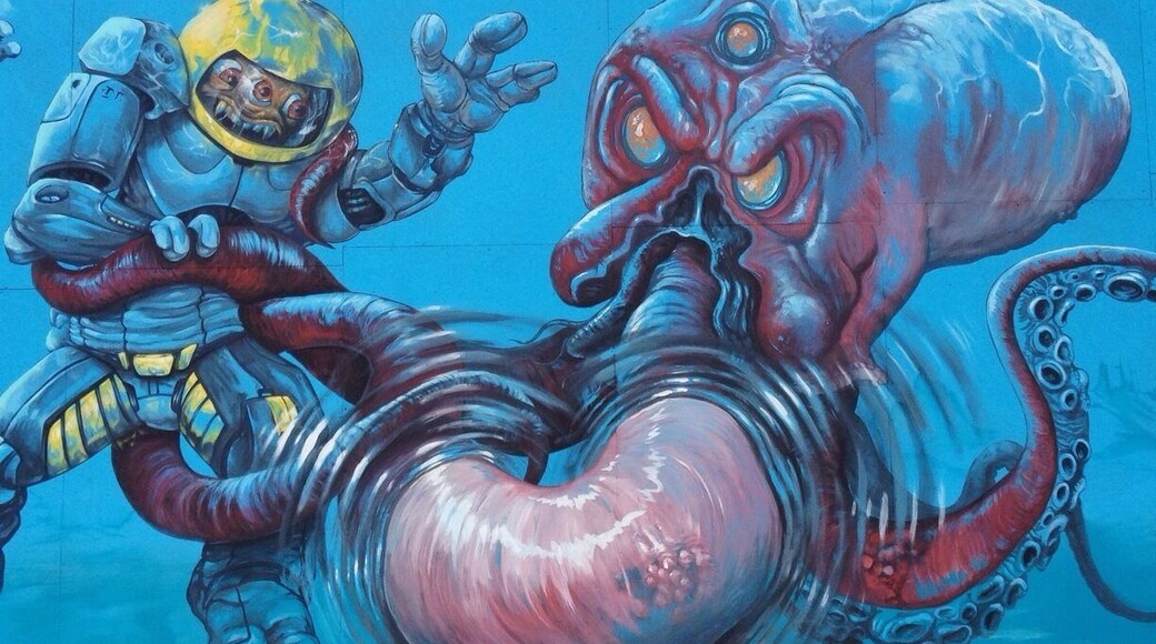 Eye-popping 3-D mural on 183 near Braker.