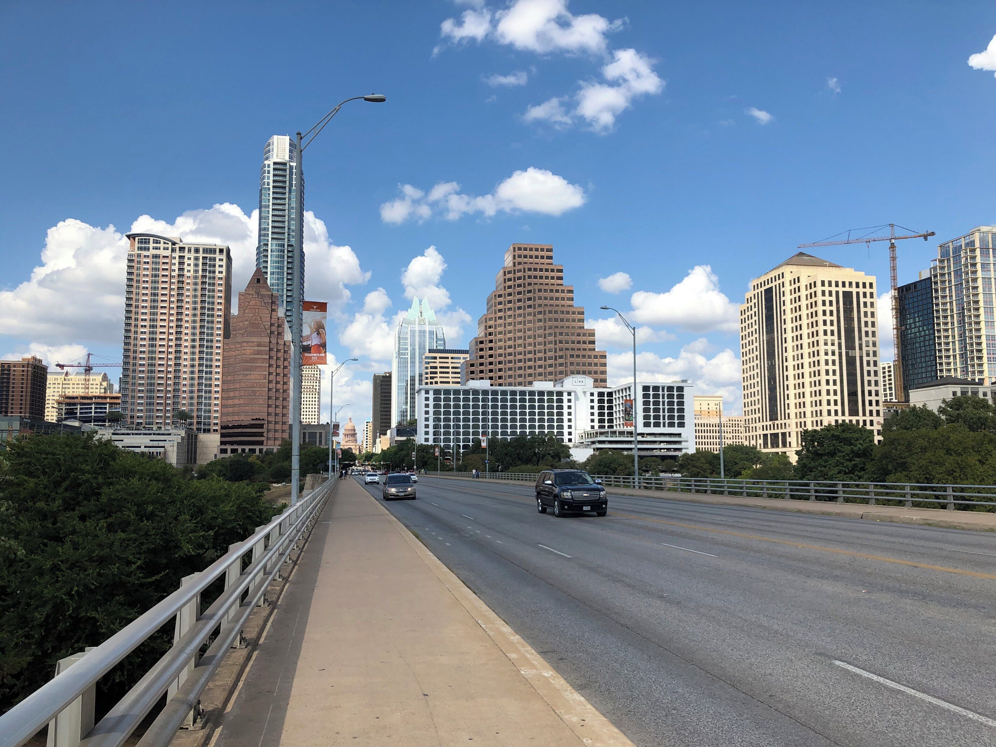 Quick day trip to Austin and had an amazing view from the Congress Ave Bridge.