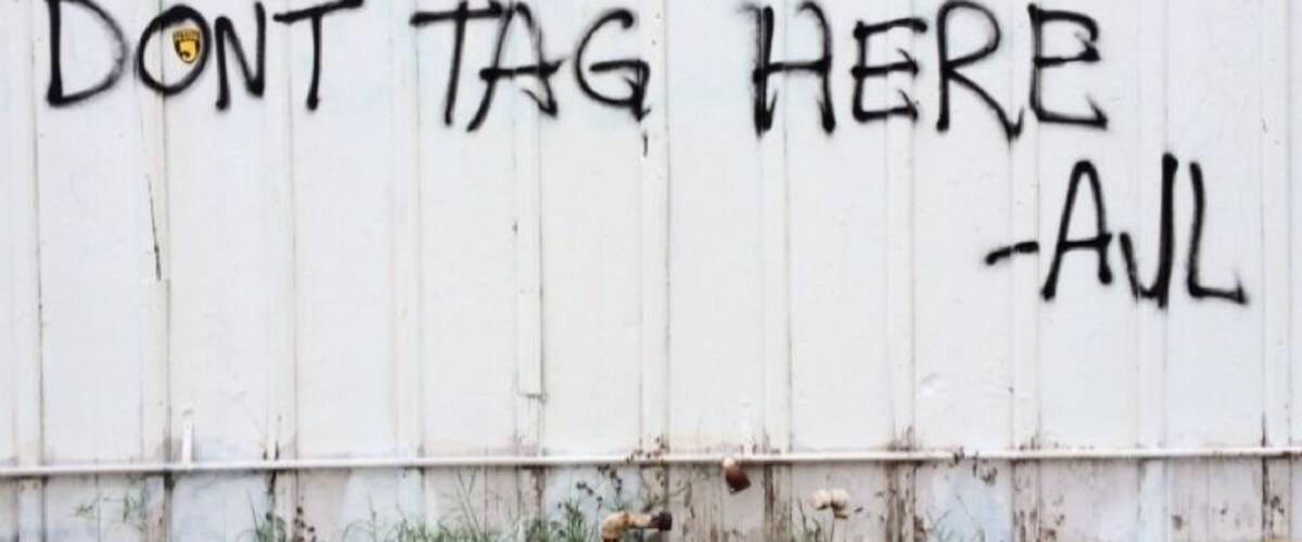 Don't tag here. #Austin #graffiti