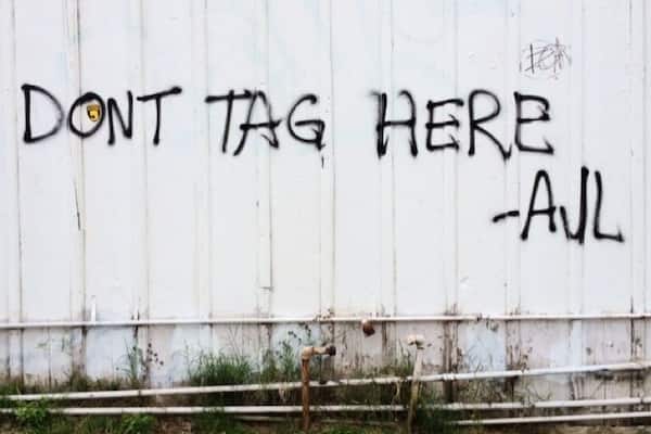 Don't tag here. #Austin #graffiti