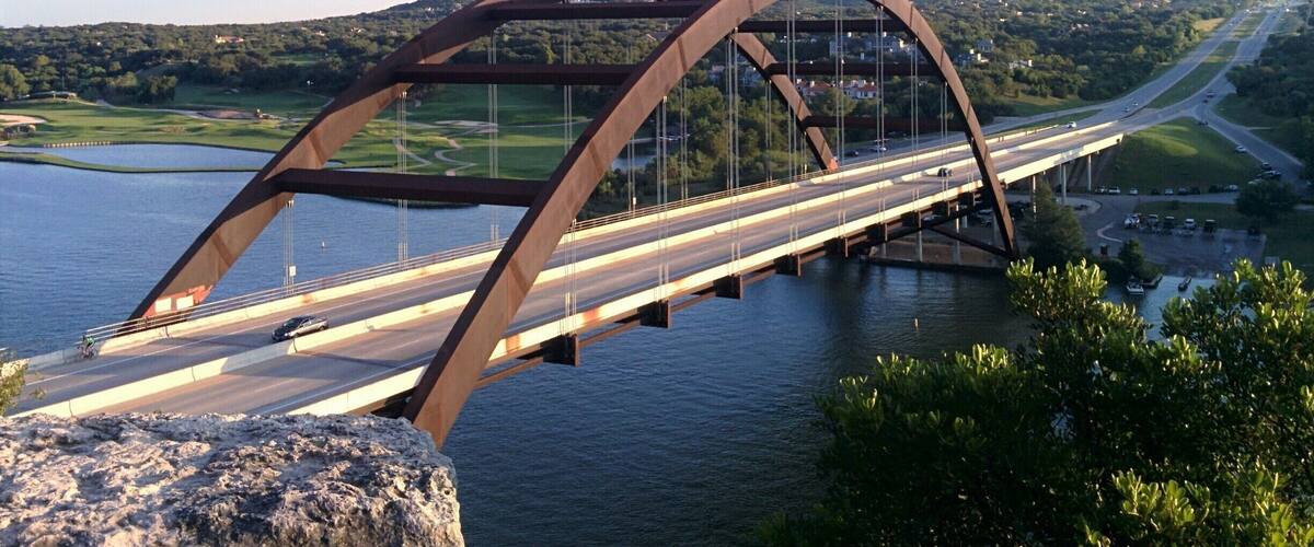The Austin 360 overlook. A great spot for photos!