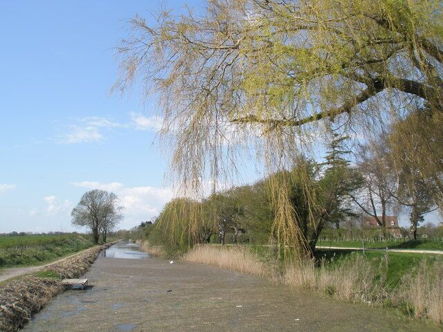 View along 3rd section of the Chichester Canal