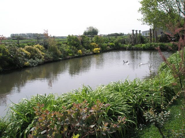 Lovely pond at Bridge Farm