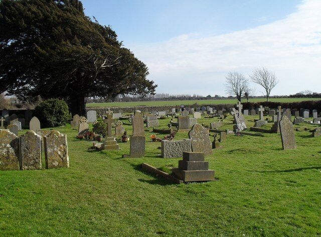 A verdant churchyard at St George's, Eastergate