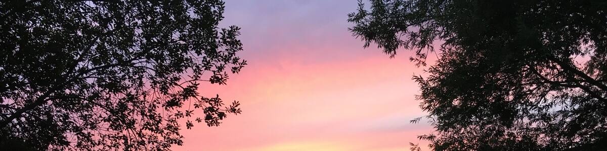 Another beautiful sunset over the lake