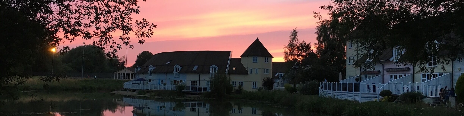 Another beautiful sunset over the lake