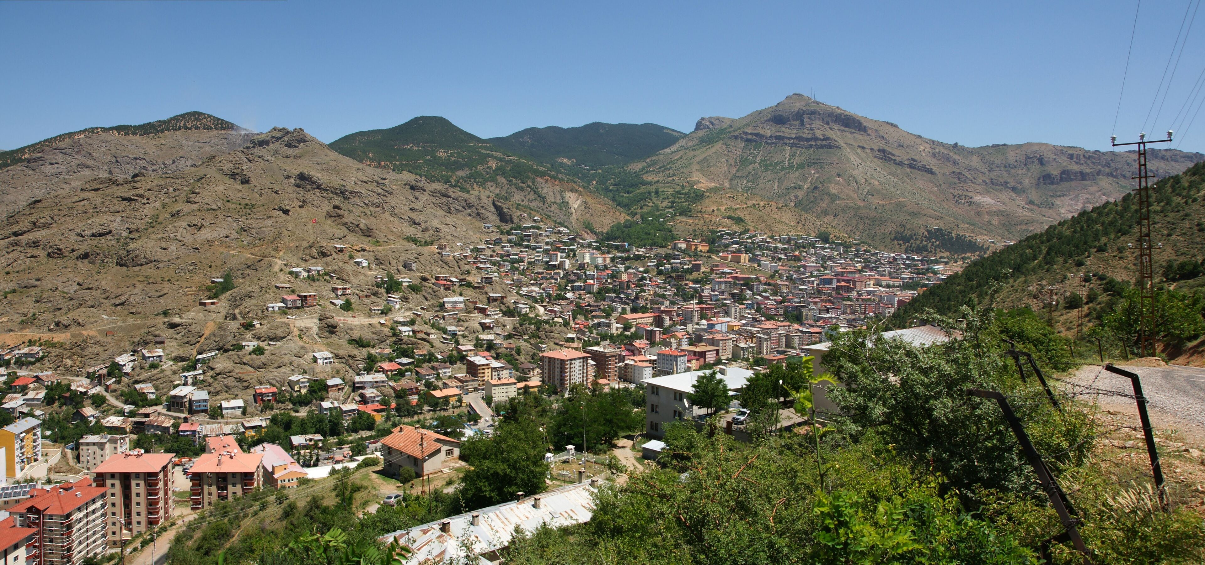 Gumushane City Center in Turkey.
