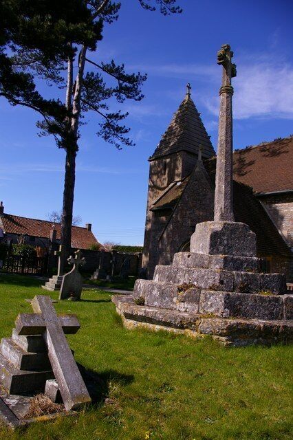 St John the Evangelist, Kenn The parish church taken from the graveyard.