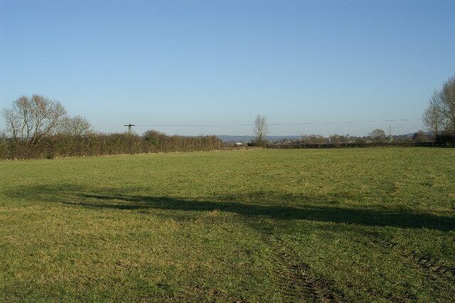 Fields on Kenn Moor.