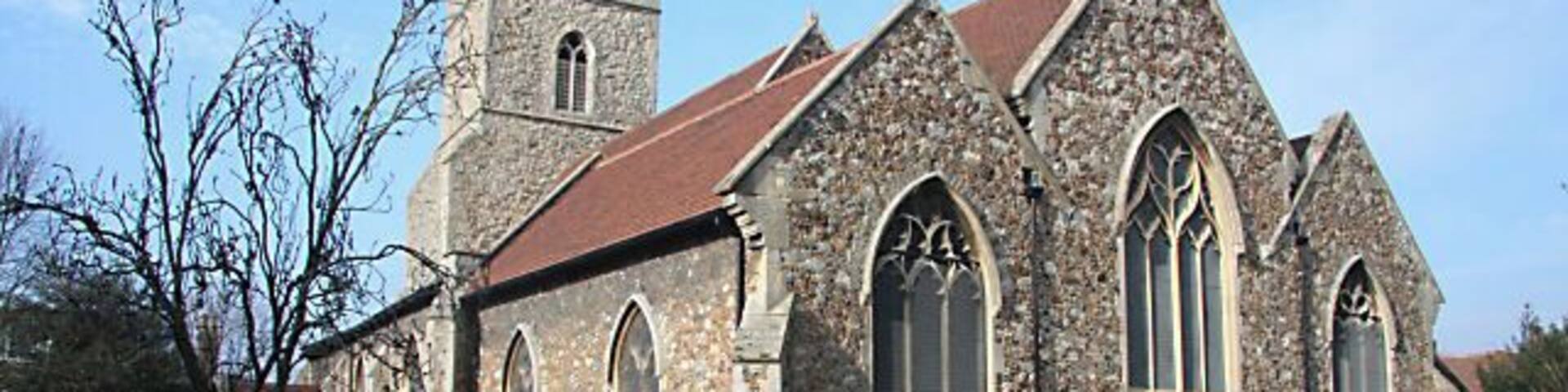 Wivenhoe Parish Church In 1884 the Church of St Mary The Virgin was damaged by the Essex earthquake, one of the most severe British earthquakes on record. The western pillar in the north aisle was displaced, the upper storey of the tower damaged and many slates came off the roof. The subsequent repairs can still be traced.