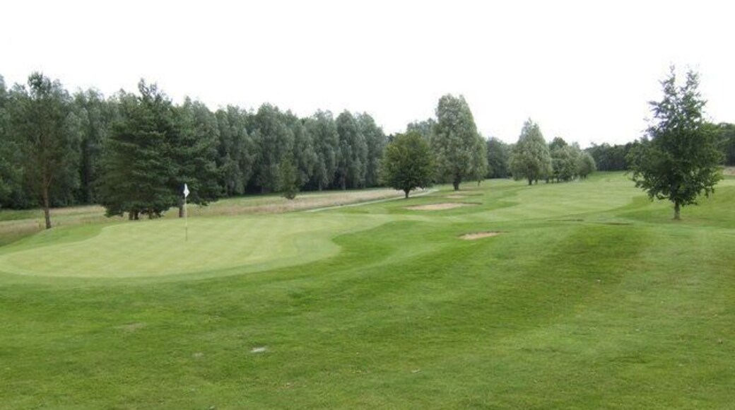 Green at Stoke-by-Nayland Golf Club.