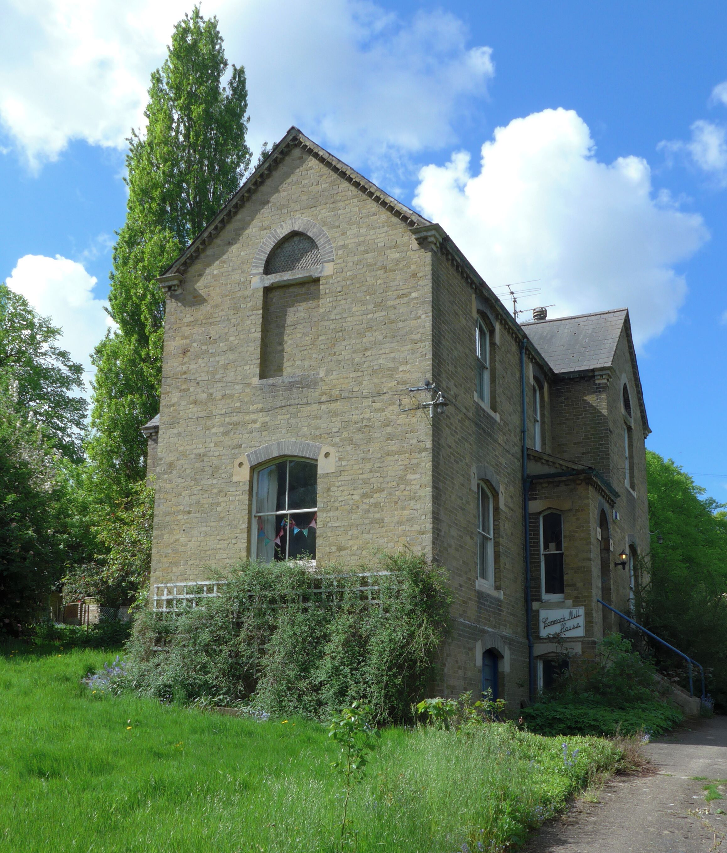 Cannock Mill House, Old Heath Road, Colchester, Essex, England, CO2 8AA, UK. View from North. Locally-listed by Colchester Council, see Cannock Mill House, Old Heath Road (South side). (Archived from the original on 15 May 2015.) (For reference purposes, information on Colchester Historic Buildings Forum can be found here., Archived from the original on 3 May 2015.)