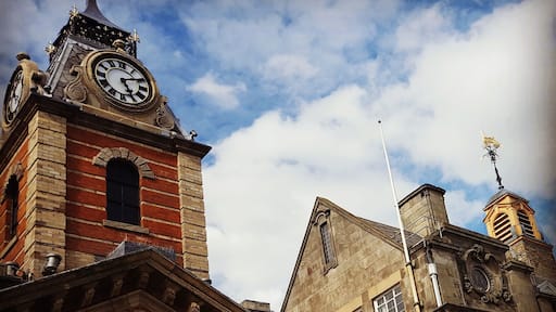 Market Hall and Municipal Buildings (Town Hall) in the heart of Crewe, Cheshire.