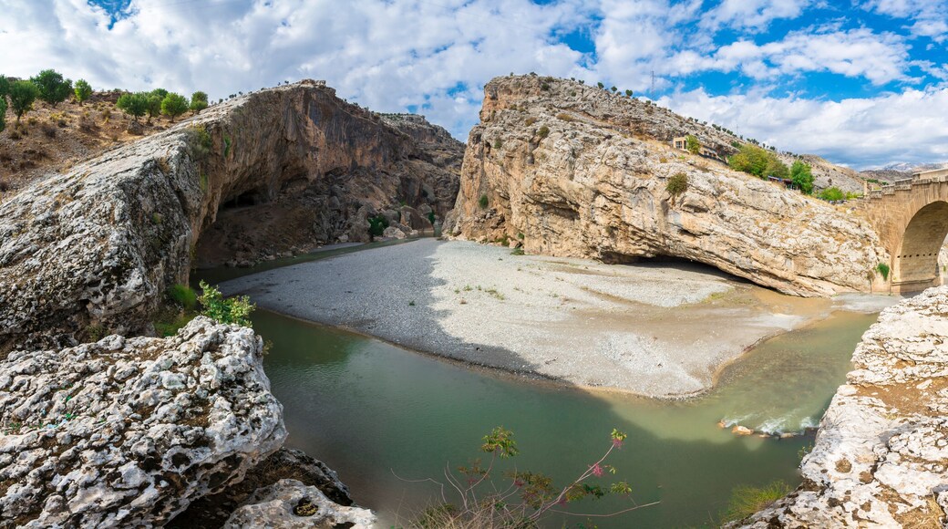 Historical Cendere Bridge in Adiyaman Province of Turkey