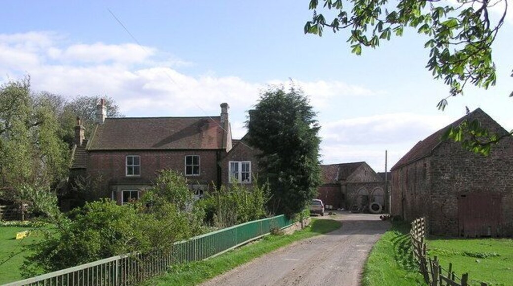 Low Hail Farm. Photo taken from Public Right of Way . (Bridlepath)