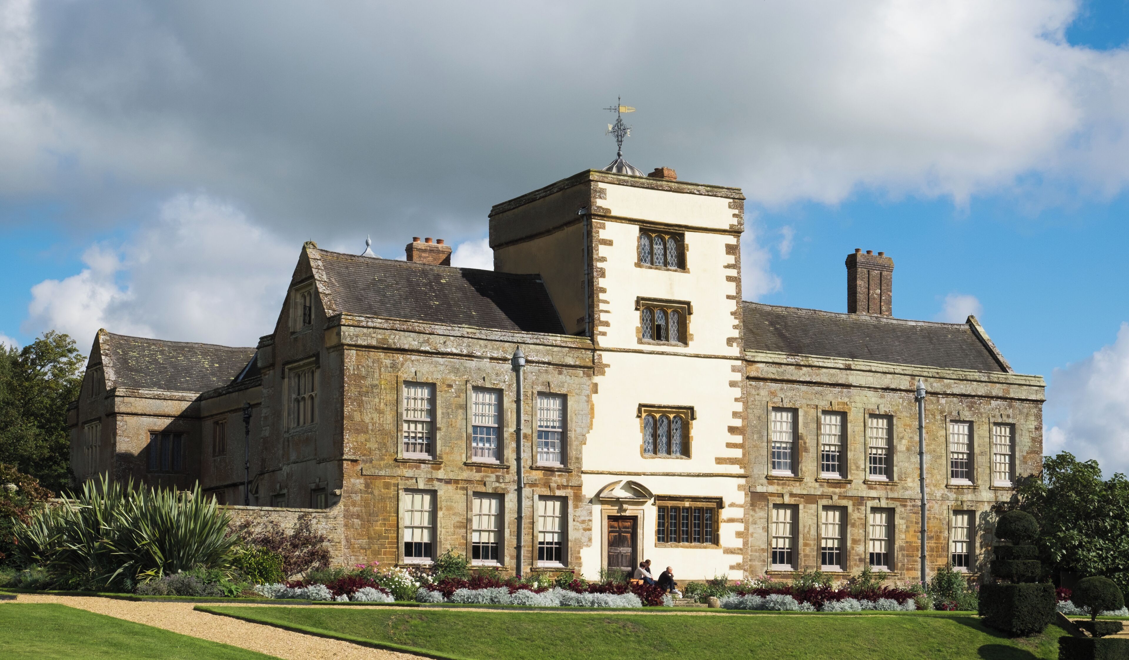 Canons Ashby House, Daventry, England. Dating from the mid 16th century.