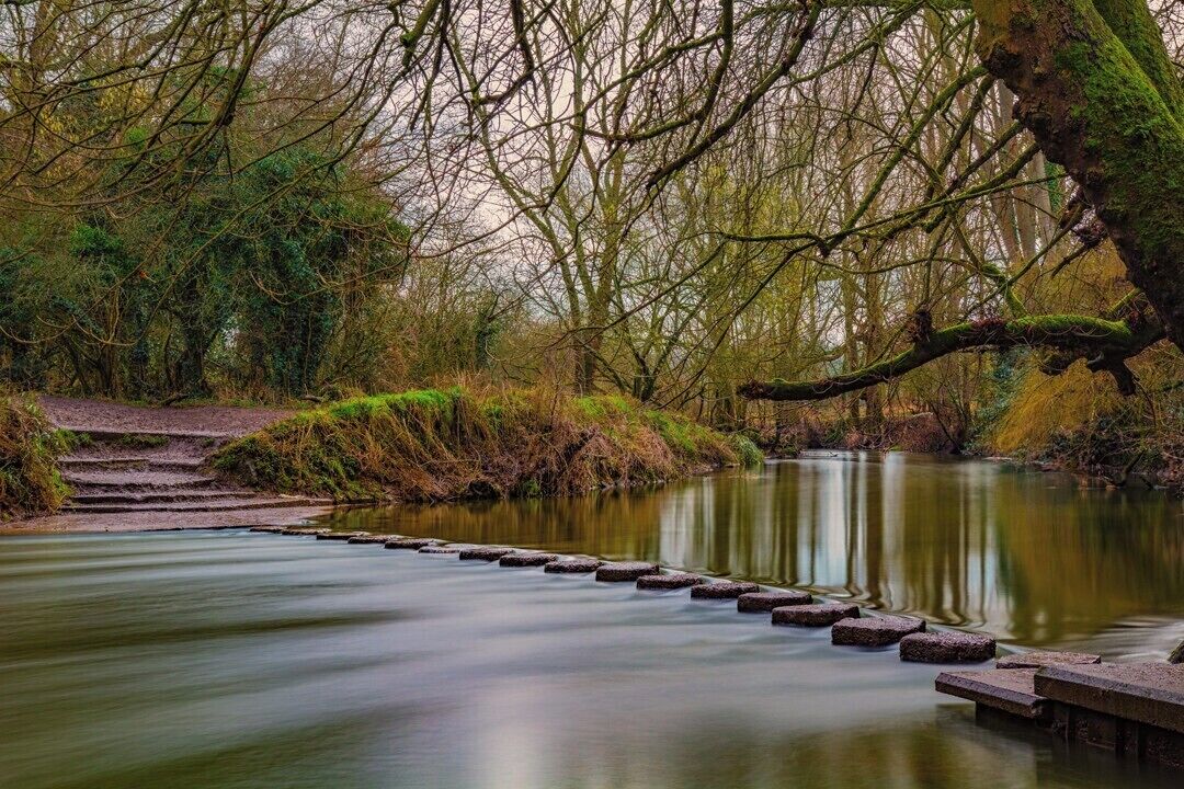 The Stepping Stones at Box Hill crossing the River Mole.

Long Exposure shot

Canon 100D
Sigma 18-35