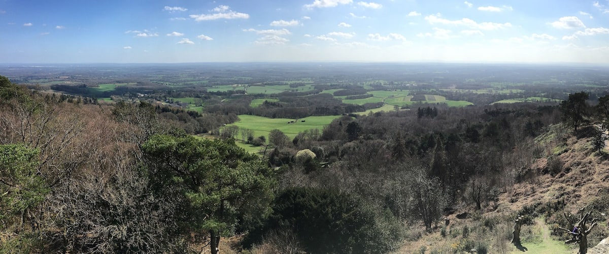 Leith Hill Tower is the highest point in Surrey and has fabulous views both to the north and south. #OnTheRoad