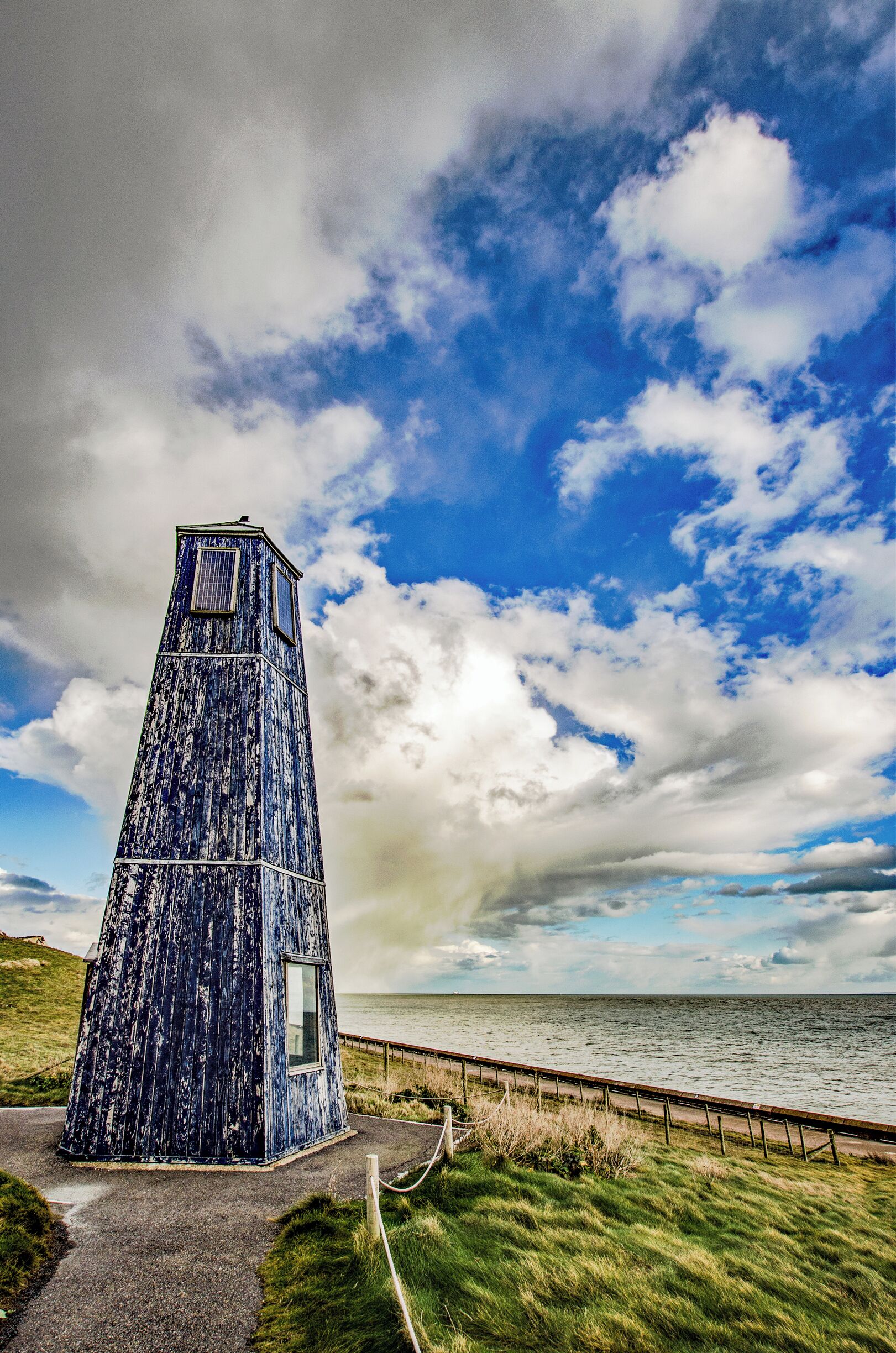 Samphire Hoe is a nature park built on the waste material from the Channel Tunnel excavations.
