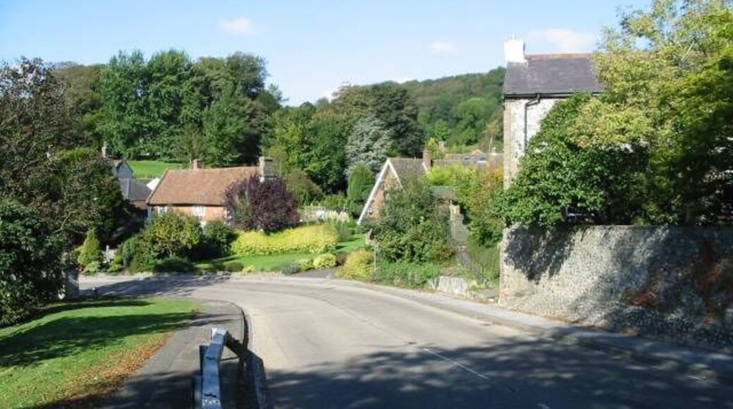 Entering Alkham on the Alkham Valley Road