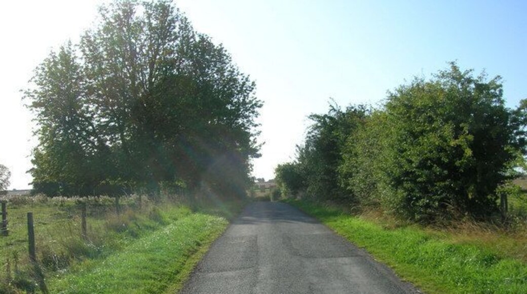 Applegarth Lane, east of Bainton, East Riding of Yorkshire, England.
