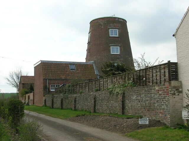 The Old Mill, Kilham, East Riding of Yorkshire, England. Now a private home.