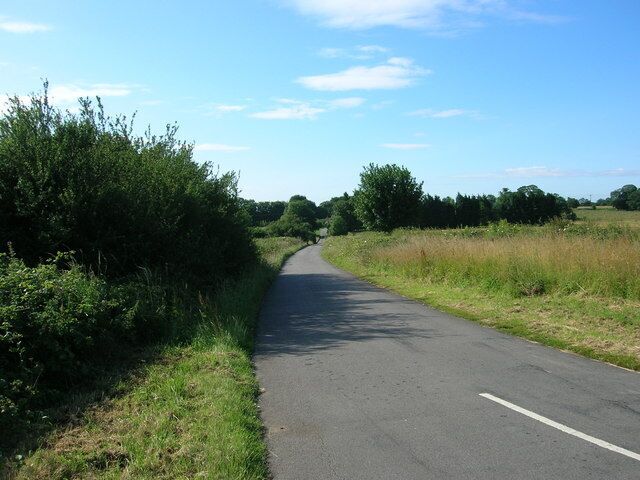 Minor Road Towards Bainton, East Riding of Yorkshire, England. From the north west.
