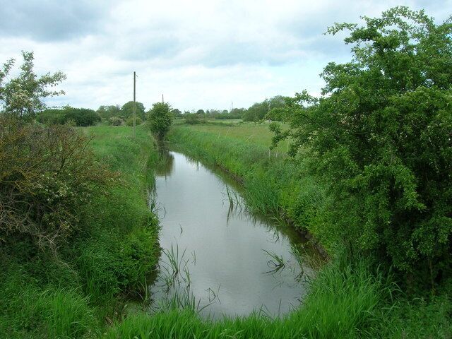 Old Howe Drain, north-west of Beeford, East Riding of Yorkshire, England.