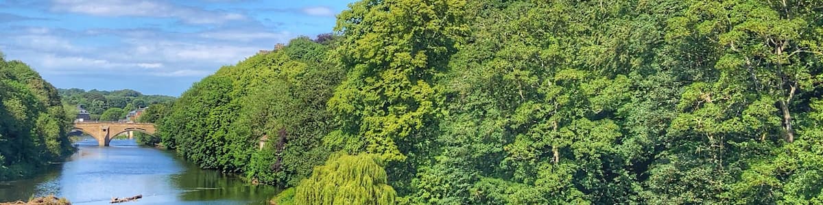 We stopped by Durham today as part of a University Open Day visit and took some time to also explore the town.
As well as the cathedral which commends a great spot over the river there is also the castle, botanical gardens as well as lots of old parts of the beautiful town to explore.