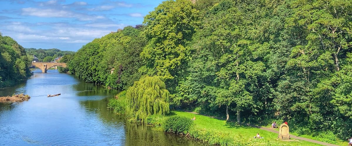 We stopped by Durham today as part of a University Open Day visit and took some time to also explore the town.
As well as the cathedral which commends a great spot over the river there is also the castle, botanical gardens as well as lots of old parts of the beautiful town to explore.