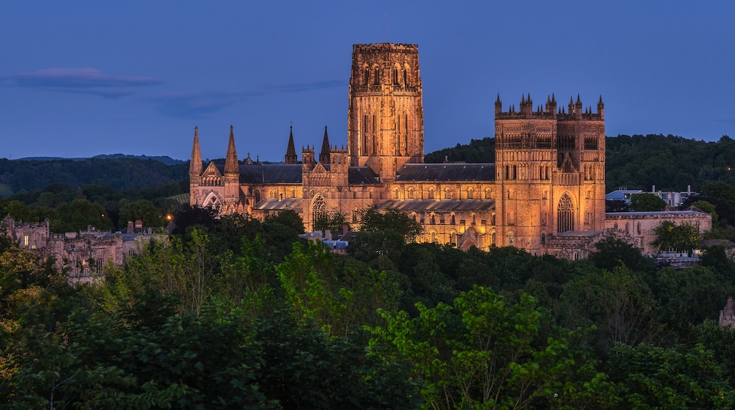 Durham Cathedral at night