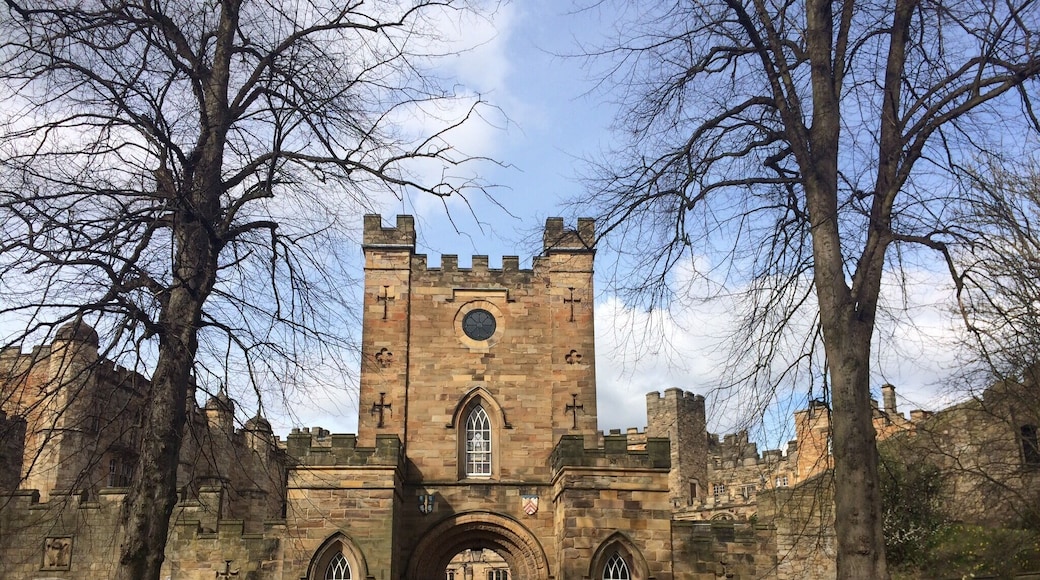 Durham Castle part of the university building just off the green it has a wide range of photo opportunities. Within a very short area you have the cathedral, castle and university building