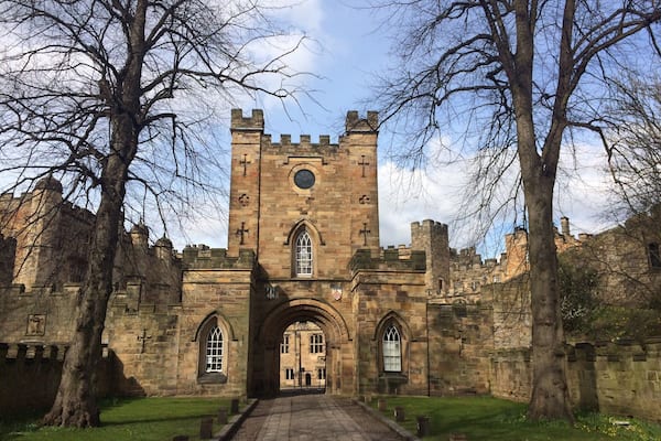 Durham Castle part of the university building just off the green it has a wide range of photo opportunities. Within a very short area you have the cathedral, castle and university building