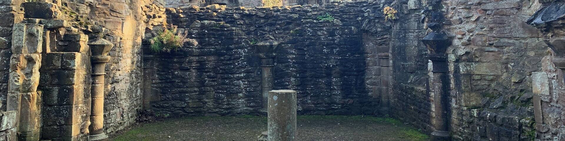 Old abbey lovely place beautiful down by river