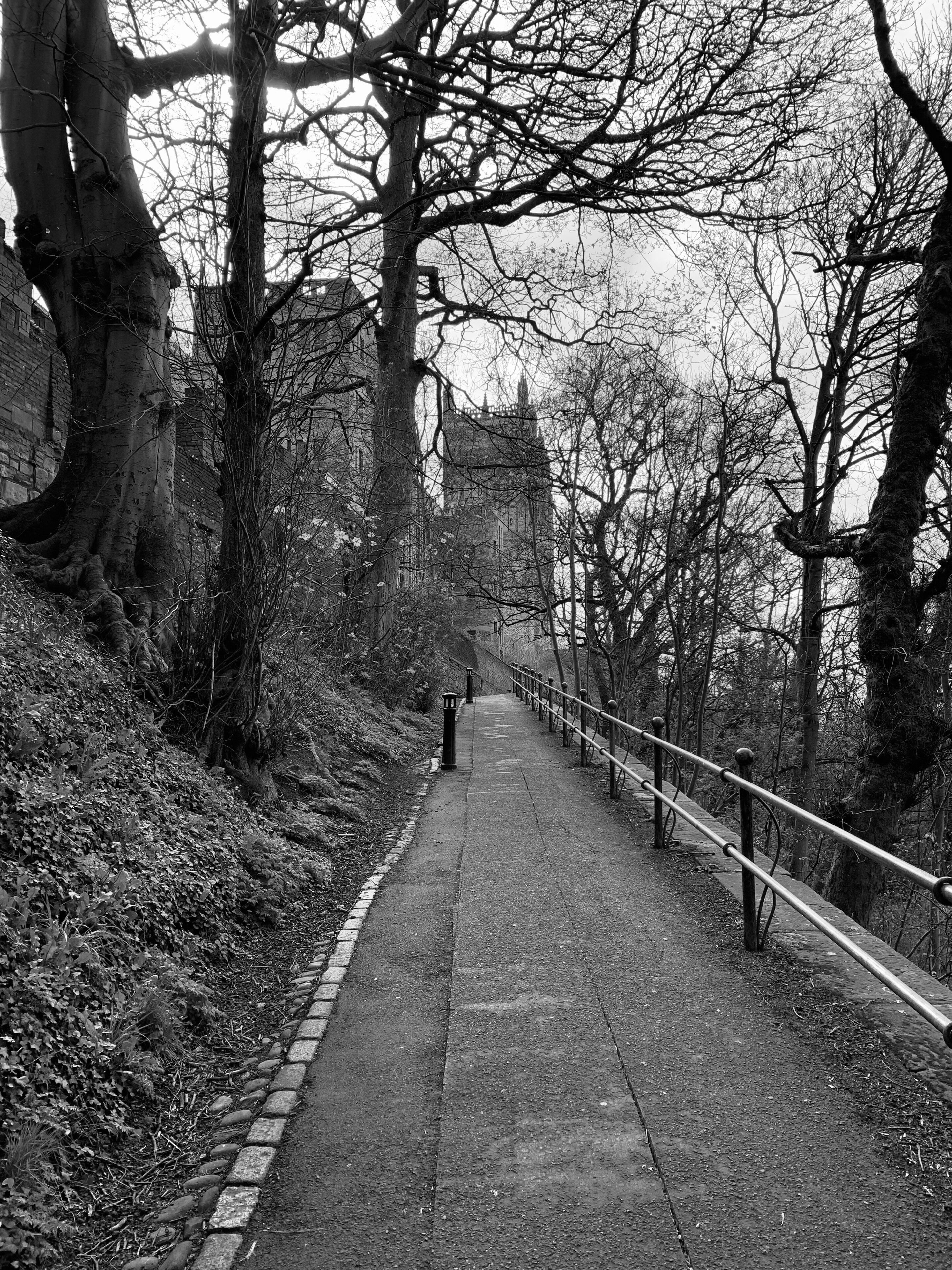 Walk up to the castle