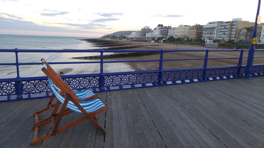 #BeachTips Eastbourne Pier at the close of day