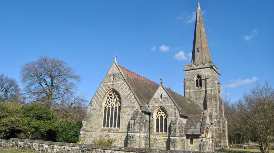St Stephen's church, Hammerwood, East Sussex, seen from the west