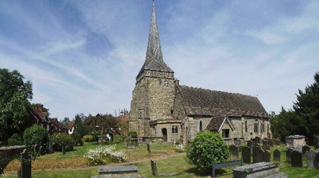 St Margaret's parish church, West Hoathly, West Sussex, seen from the south