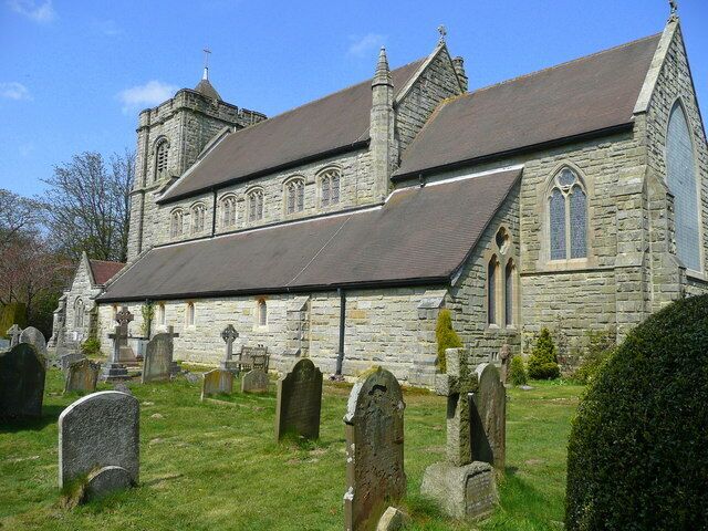 St Leonard's parish church, Turners Hill, West Sussex, seen from the southeast